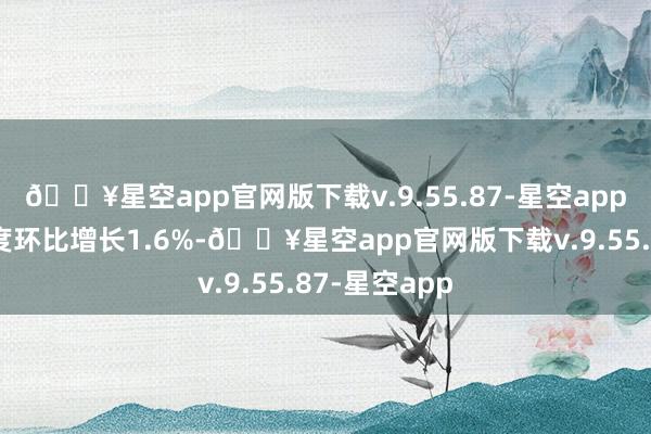 🔥星空app官网版下载v.9.55.87-星空app比上年四季度环比增长1.6%-🔥星空app官网版下载v.9.55.87-星空app