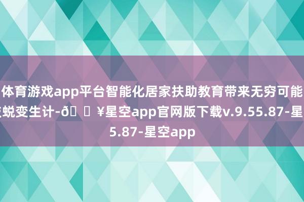 体育游戏app平台智能化居家扶助教育带来无穷可能！科技蜕变生计-🔥星空app官网版下载v.9.55.87-星空app