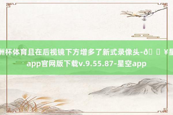 欧洲杯体育且在后视镜下方增多了新式录像头-🔥星空app官网版下载v.9.55.87-星空app